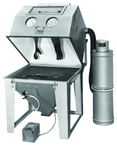 Blast Cabinet-Split Level - #4040BP 40W x 40D x 31H Tub Dimensions - Exact Tool & Supply