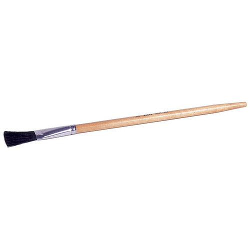 3/4″ Fitch Brush, Black China Bristle, 1-5/16″ Trim Length, Clear Lacquered Handle - Exact Tool & Supply