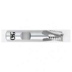 1/2 x 1/2 x 1/2 x 2-1/2 3 Fl HSS-CO Roughing Center Cutting End Mill - Bright - Exact Tool & Supply