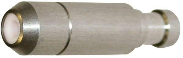 Global EDM - 0.0551 Inch Diameter EDM Tube Guide - Ceramic Insert and Steel, 0.2362 Inch Shank Diameter, Compatible with Asian High Speed Hole Driller - Exact Tool & Supply