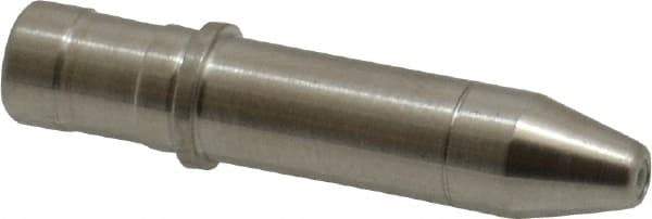 Global EDM - 0.0394 Inch Diameter EDM Tube Guide - Ceramic Insert and Steel, 0.2362 Inch Shank Diameter, Compatible with Asian High Speed Hole Driller - Exact Tool & Supply