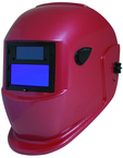 #41260 - Solar Powered Welding Helmet - Red - Replacement Lens: 3.85" x 1.70" Part # 41261 - Exact Tool & Supply