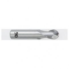 1.0mm Dia. - 39mm OAL - CBD - Ball End - 2 FL - Exact Tool & Supply