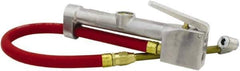 Milton - 160 Max psi Closed Check Aluminum/EPDM Inflator Gauge - Dual Foot Chuck, 1/4 FNPT, 10 to 160 psi Pressure Range - Exact Tool & Supply