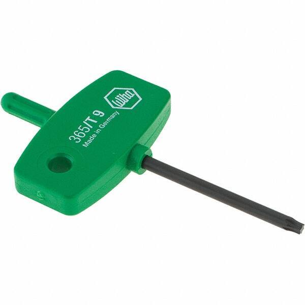 Wiha - T9 Torx Key - Wing Handle, 40mm Length Under Head, 2.9" OAL - Exact Tool & Supply