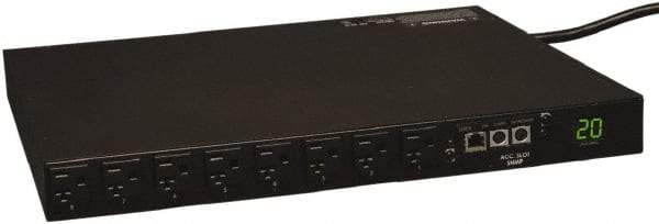 Tripp-Lite - 16 Outlets, 120 VAC20 Amps, 10' Cord, Power Outlet Strip - Rack Mount, 5-15/20R NEMA Configuration, 19" Strip - Exact Tool & Supply