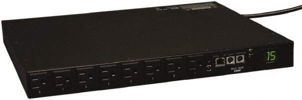 Tripp-Lite - 16 Outlets, 120 VAC20 Amps, 15' Cord, Power Outlet Strip - Rack Mount, 5-15R NEMA Configuration, 19" Strip - Exact Tool & Supply