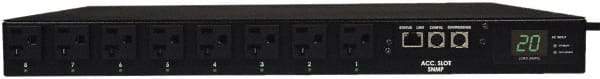 Tripp-Lite - 16 Outlets, 120 VAC20 Amps, 12' Cord, Power Outlet Strip - Rack Mount, 5-15/20R NEMA Configuration, 19" Strip - Exact Tool & Supply