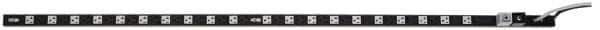 Tripp-Lite - 40 Outlets, 120 VAC20 Amps, 10' Cord, Power Outlet Strip - Rack Mount, 5-15/20R NEMA Configuration, 70" Strip - Exact Tool & Supply