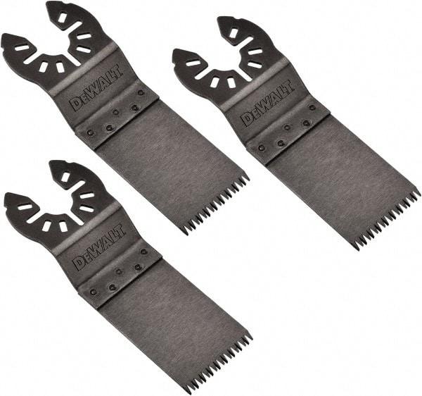 DeWALT - Rotary Oscilating Accessory Kit - 1-1/4" Cutting Diam, 0.7" Head Thickness, High Speed Steel Head, Flat End, Use with All Jobsite Materials - Exact Tool & Supply