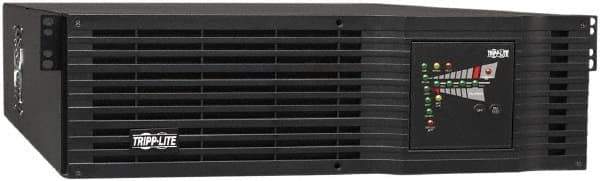 Tripp-Lite - 20 Amp, 3,000 VA, Tower & Rack Mount Online Backup Uninterruptible Power Supply - Backup 4 min with Full Load & 13.2 min with Half Load, 120 VAC Input & Output, 2,400 Watt Output, 1 Phases, 9 Outlets - Exact Tool & Supply