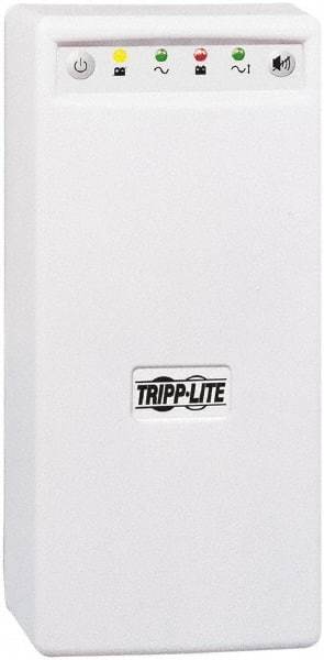 Tripp-Lite - 15 Amp, 350 VA, Tower Mount Line Interactive Backup Uninterruptible Power Supply - Backup 15-1/2 min with Full Load & 37 min with Half Load, 120 VAC Input & Output, 225 Watt Output, 1 Phases, 4 Outlets - Exact Tool & Supply