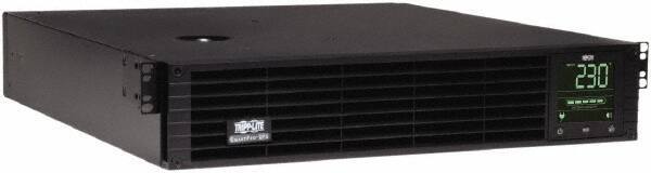 Tripp-Lite - 20 Amp, 3,000 VA, Tower & Rack Mount Line Interactive Backup Uninterruptible Power Supply - Backup 3-1/2 min with Full Load & 12.9 min with Half Load, 230 Volt Input & Output, 2,700 Watt Output, 1 Phases, 6 Outlets - Exact Tool & Supply