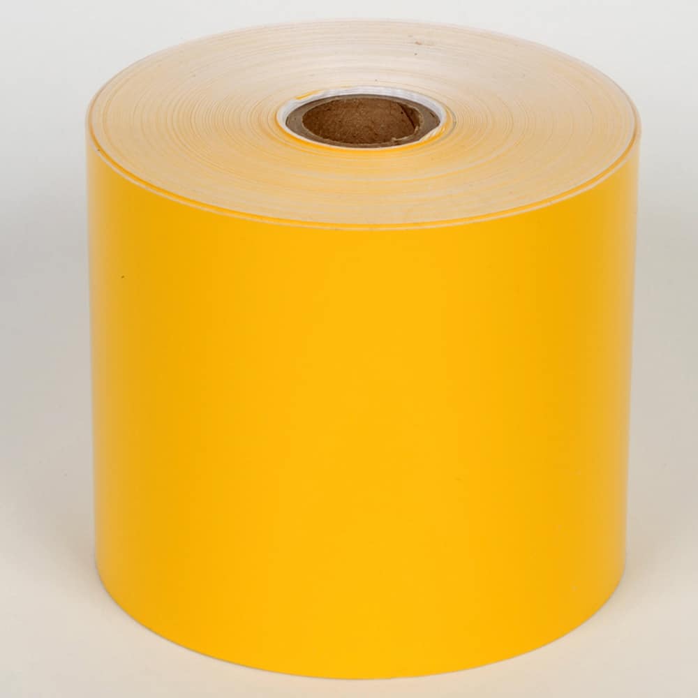 Cobra Systems - Labels, Ribbons & Tapes; Type: Vinyl Tape ; Color: Yellow ; For Use With: VNM4PRO ; Width (Inch): 4 ; Length (Feet): 150 ; Material: Vinyl - Exact Tool & Supply