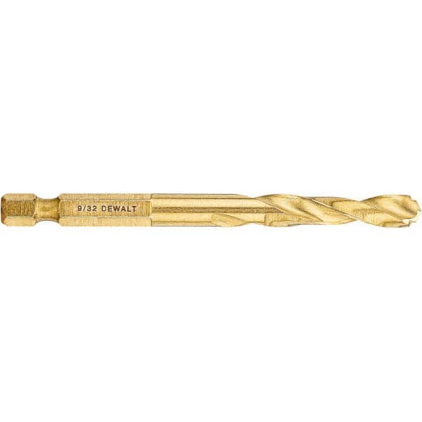 DeWALT - 5/16" High Speed Steel, 135° Point, Straight Shank Maintenance Drill Bit - Exact Tool & Supply
