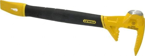 Stanley - 15" OAL Functional Utility Bar - 5" Tip Width, Forged Steel - Exact Tool & Supply