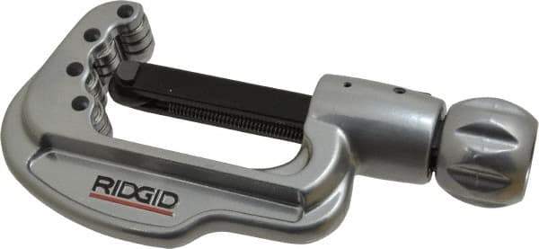 Ridgid - 1/4" to 2-5/8" Pipe Capacity, Quick Acting Tube Cutter - Cuts Stainless Steel - Exact Tool & Supply