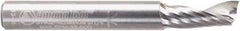 Amana Tool - 1/4" Cutting Diam x 5/8" Length of Cut, 1 Flute, Upcut Spiral Router Bit - Right Hand Cut, Solid Carbide, 2" OAL x 1/4" Shank Diam - Exact Tool & Supply