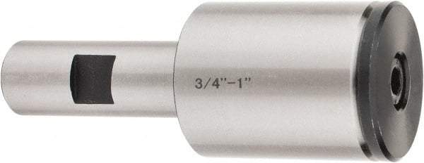 Interstate - Slitting/Slotting Saw Arbor - Straight Shank, 3/4" Shank Diam, 3.94" OAL, For 1" Cutter Hole Diam - Exact Tool & Supply