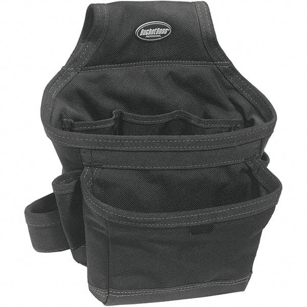 Bucket Boss - 11 Pocket General Purpose Holster - Ballistic Nylon, Black - Exact Tool & Supply