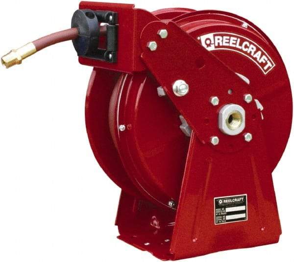 Reelcraft - 50' Spring Retractable Hose Reel - 300 psi, Hose Included - Exact Tool & Supply