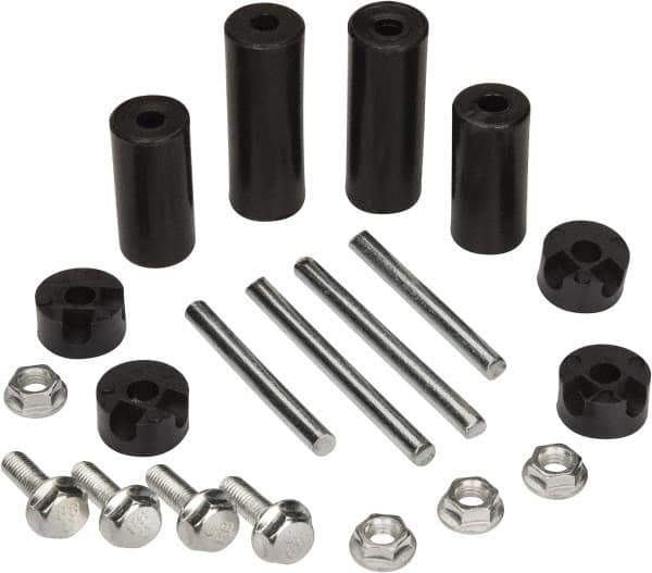 PRO-SOURCE - 4 Way Hose Reel Roller Bracket Assembly - For Order #79481206, 79481222, 79481230, 79481255 - Exact Tool & Supply