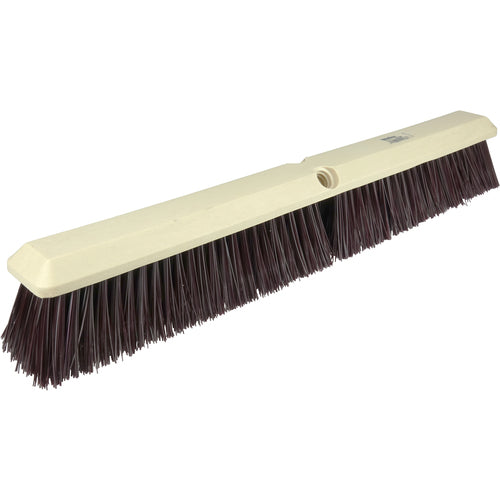 18″ - Maroon Heavy Perma Sweep Broom Without Handle - Exact Tool & Supply