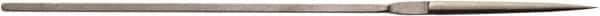 Value Collection - 5-1/2" Needle Precision Swiss Pattern Crossing File - 5/32" Width Diam, Die Sinker's Handle - Exact Tool & Supply