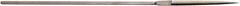 Value Collection - 5-1/2" Needle Precision Swiss Pattern Crossing File - 5/32" Width Diam, Die Sinker's Handle - Exact Tool & Supply