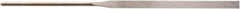Value Collection - 5-1/2" Needle Precision Swiss Pattern Regular Pillar File - 13/64" Width Diam, Round Handle - Exact Tool & Supply
