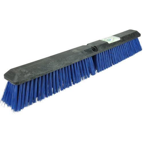 24″ Green Works Sweep, Medium Blue Fill with Foam Block - Exact Tool & Supply