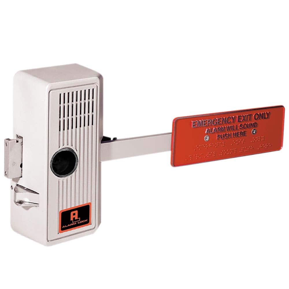 Alarm Lock - Push Bars Type: Emergency Exit Alarm Device Minimum Door Width: 28 (Inch) - Exact Tool & Supply