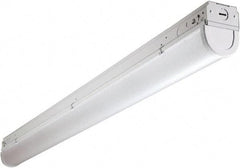 Cooper Lighting - 22 Watt, 2,800 Lumen, LED Strip Light - Surface Mounted, 120/277 Volt, 4,000° K, 49-3/8" Long x 4-3/4" Wide x 2-1/4" High - Exact Tool & Supply