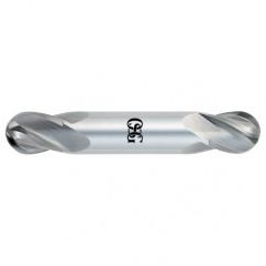 1/32" Dia. - 1-1/2" OAL - Bright CBD - Double - Ball Nose SE EM - 4 FL - Exact Tool & Supply
