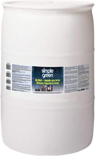 Simple Green - 55 Gal Drum Cleaner/Degreaser - Liquid, Alkaline, Unscented - Exact Tool & Supply