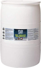 Simple Green - 55 Gal Drum Cleaner/Degreaser - Liquid, Alkaline, Unscented - Exact Tool & Supply