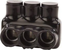 POLARIS nsi - 6 AWG, Class B & C Wire Compatible, Aluminum, Hex Split Bolt Connector - 2.93" OAL, 2.28" Base Width - Exact Tool & Supply