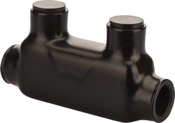 POLARIS nsi - 14 to 1/0 AWG, Class B & C Wire Compatible, Aluminum, Hex Split Bolt Connector - 3-1/4" OAL, 0.9" Base Width - Exact Tool & Supply