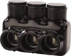 POLARIS nsi - 6 AWG, Class B & C Wire Compatible, Aluminum, Hex Split Bolt Connector - 2.93" OAL, 2.03" Base Width - Exact Tool & Supply