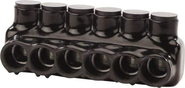 POLARIS nsi - 6 AWG, Class B & C Wire Compatible, Aluminum, Hex Split Bolt Connector - 6.67" OAL, 2.41" Base Width - Exact Tool & Supply