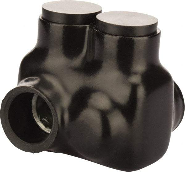 POLARIS nsi - 6 to 3/0 AWG, Class B & C Wire Compatible, Aluminum, Hex Split Bolt Connector - 1.84" OAL, 1.87" Base Width - Exact Tool & Supply