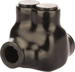 POLARIS nsi - 14 to 4 AWG, Class B & C Wire Compatible, Aluminum, Hex Split Bolt Connector - 1.12" OAL, 1-1/4" Base Width - Exact Tool & Supply