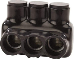 POLARIS nsi - 6 AWG, Class B & C Wire Compatible, Aluminum, Hex Split Bolt Connector - 3.52" OAL, 2.41" Base Width - Exact Tool & Supply