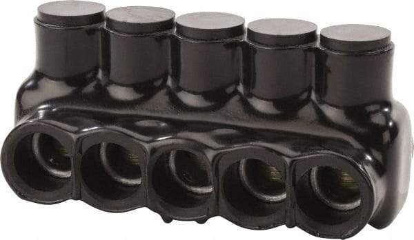 POLARIS nsi - 6 AWG, Class B & C Wire Compatible, Aluminum, Hex Split Bolt Connector - 5.62" OAL, 2.41" Base Width - Exact Tool & Supply