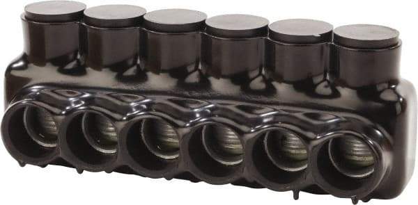 POLARIS nsi - 4 AWG, Class B & C Wire Compatible, Aluminum, Hex Split Bolt Connector - 7.52" OAL, 2.83" Base Width - Exact Tool & Supply