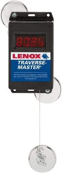 Lenox - Saw Feed Rate Meter - Includes 12 VDC Power Supply & Battery, For Use with Bandsaws - Exact Tool & Supply