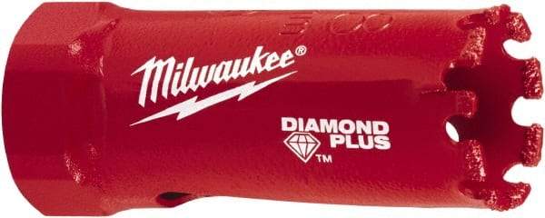 Milwaukee Tool - 7/8" Diam, 1-1/2" Cutting Depth, Hole Saw - Diamond Grit Saw, Continuous Edge - Exact Tool & Supply
