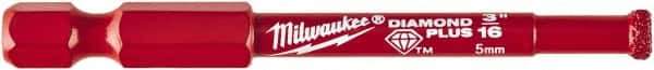 Milwaukee Tool - 3/16" Diam, 1-1/2" Cutting Depth, Hole Saw - Diamond Grit Saw, Continuous Edge - Exact Tool & Supply