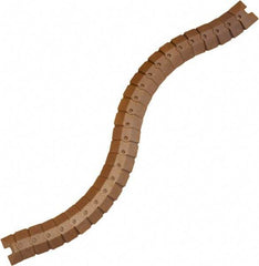 UltraTech - 1 Channel, 3 Ft Long, 3/8" Max Compatible Cable Diam, Brown ABS On Floor Cable Cover - 3" Overall Width x 3/4" Overall Height, 3/4" Channel Width x 3/8" Channel Height - Exact Tool & Supply