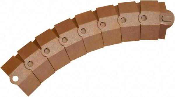 UltraTech - 1 Channel, 1 Ft Long, 3/8" Max Compatible Cable Diam, Brown ABS On Floor Cable Cover - 3" Overall Width x 3/4" Overall Height, 3/4" Channel Width x 3/8" Channel Height - Exact Tool & Supply